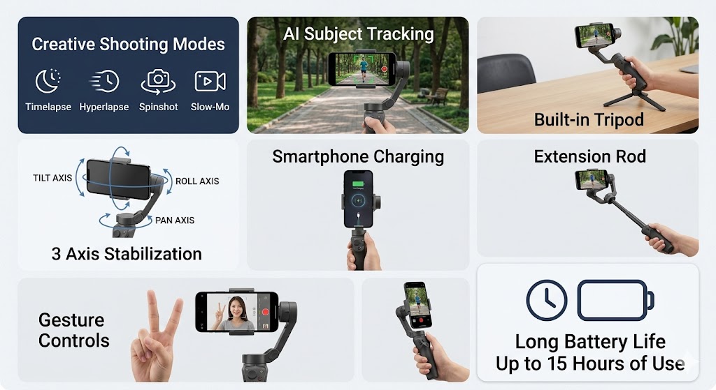 DJI Gimbal Features