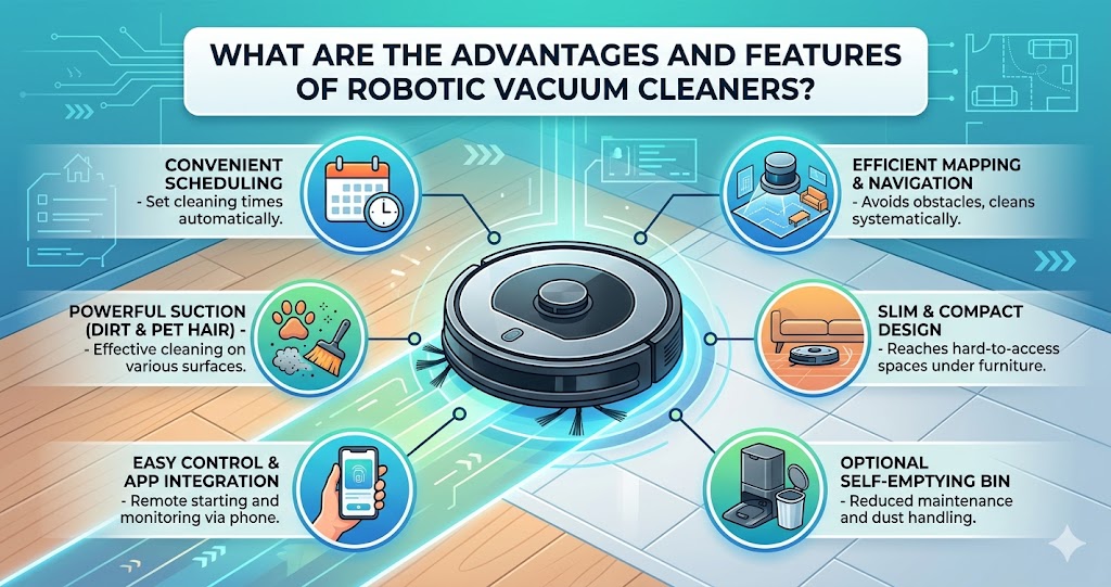 robotic vacuum cleaner features