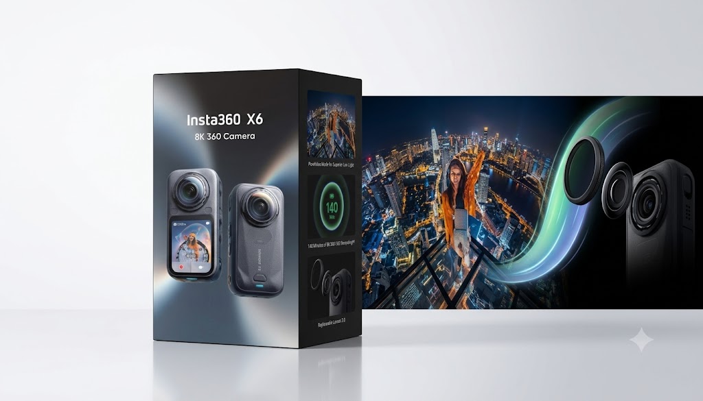 Insta360 X6 retail box