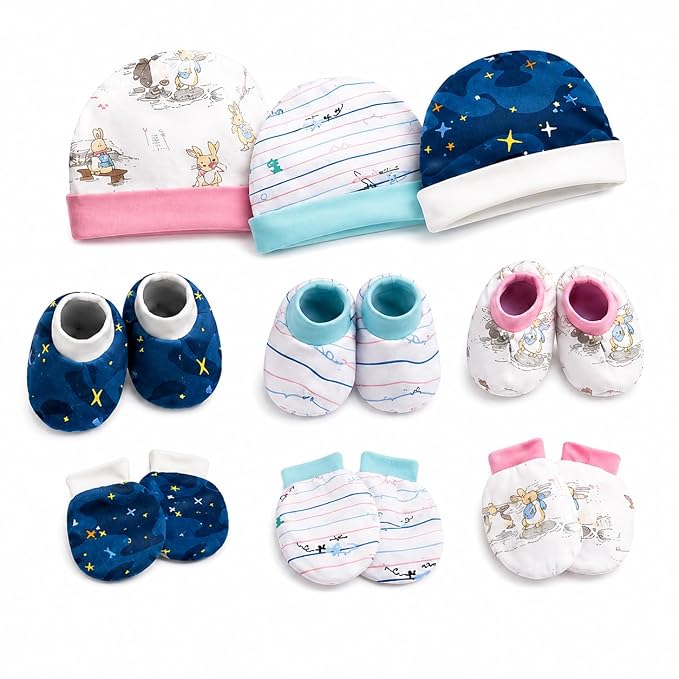 New Born Baby Cotton Gloves