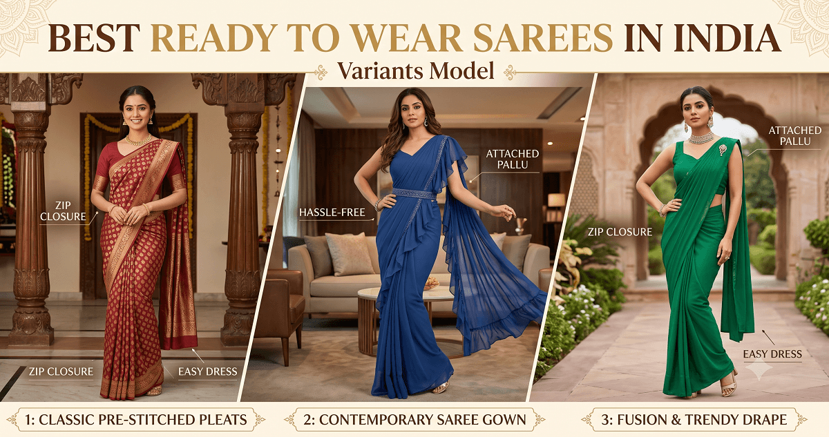 ready to wear saree