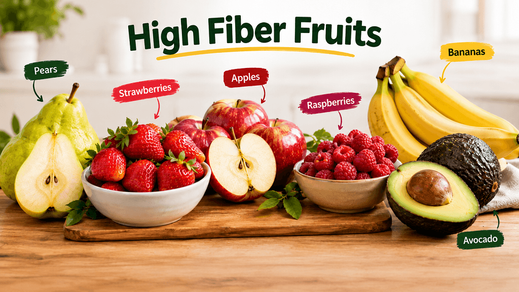 High Fiber Fruits in India