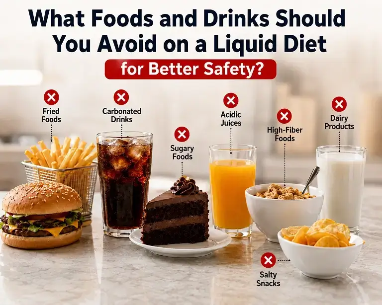 Liquid Diet Avoid Foods and Drinks